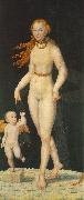 CRANACH, Lucas the Younger Venus and Amor fghe oil painting reproduction